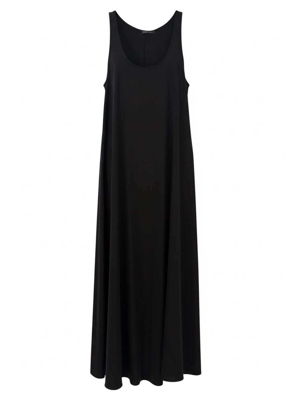 Women's Black Sleeveless Maxi Dress